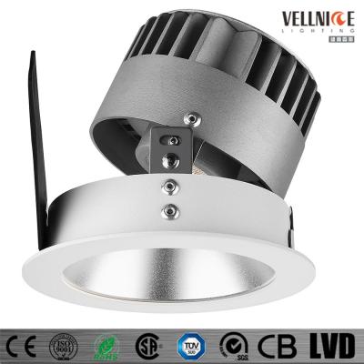 China 7W/10W/15W/20W/30W de LEIDENE In een nis gezette Binnenlandse IP20 Tilt25 Vast en Regelbare Graad van Downlight Te koop