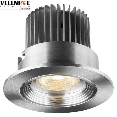 China De kleine Grootte 7W zette LEIDENE Vlek Downlights die met Vlekstaal Materiaal wordt geborsteld in een nis Vaste R3B0265 Te koop