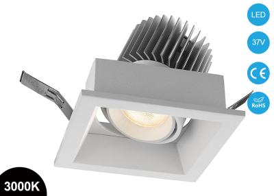 China 7W Square Alu Die Casting  Spot Ceiling Project Recessed Dimmable COB LED Downlight for sale