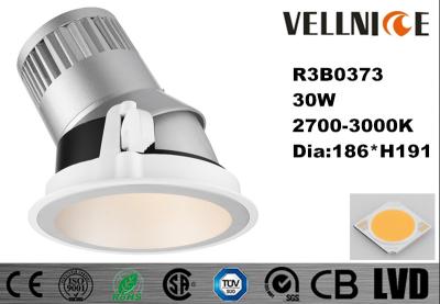 China Strahler des Hotel-30W justierbarer Dimmable LED LED für beleuchtendes INNENIP20 Dia.186 * H191 Millimeter/R3B0373 zu verkaufen