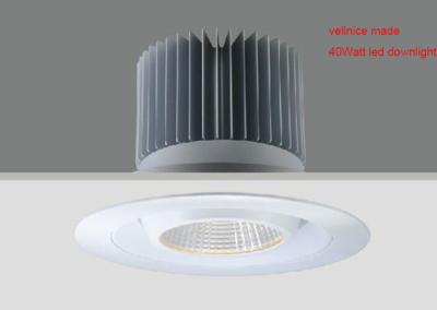 China Tiltable 40W High CRI LED Downlight / Recessed Ceiling Lights For Hotel Lobby for sale