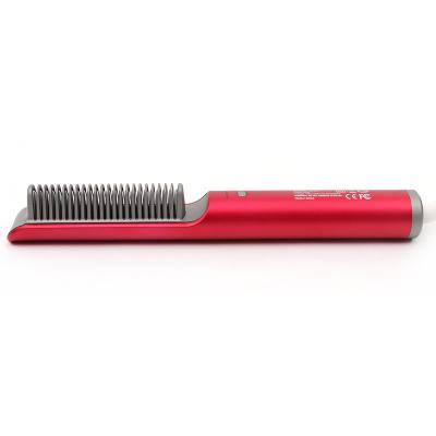 China Hot Selling Safety High Quality 30s Fast Heating Ceramic Hair Straightening Brush For Most Hair Types for sale