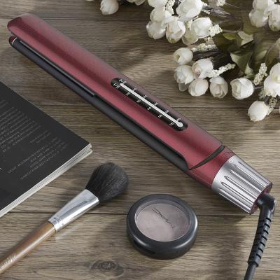 China Safety OEM ODM Custom 2 in 1 MCH Flat Hair Straightening Flat Iron New Professional Hair Straightener Styling Hair Curling Iron for sale