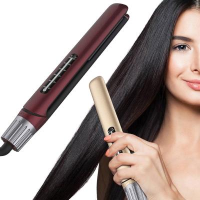 China Wholesale Safety 2 in 1 Package Ceramic Curling Private Label Hair Flat Iron Portable Hair Straightener and Curling Iron for sale