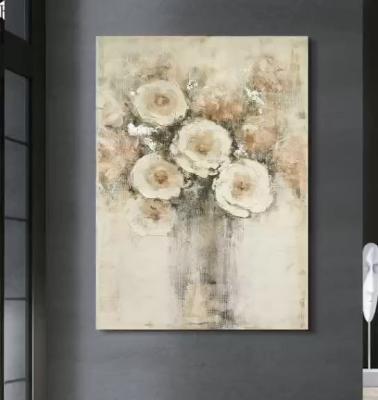 China 100% Dark Color Factory Price Cheap Flower Handmade Relife Oil Painting Canvas Oil Paintings Oil Painting Arts for sale