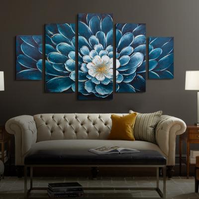 China 100% Handmade Handmade Flowers Art Painting For Home Decoration 3D Oil Painting Large Oil Painting for sale