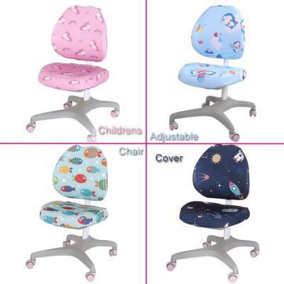 China Simple Protectional Child Chair Design Seat Cover Kids Swivel Study Kids Ergonomic Height Adjustable Chair Cover for sale