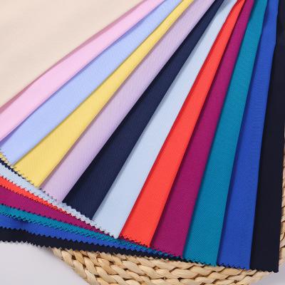 China Anti-bacteria Factory Sale 160GSM Directly Woven Solid Dyed Organic Bamboo Shirt Fabric Good Wholesale Price for sale