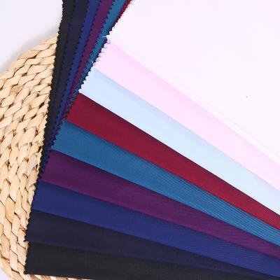 China Anti-bacteria Fashion Eco-friendly Organic Bamboo Satin Woven Dyed Fabric For Shirt Suit Uniform for sale