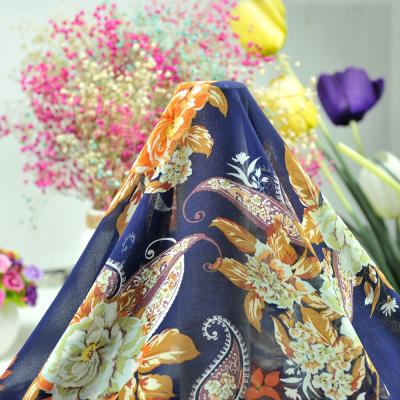 China Store Many Pattern To Choose Polyester Woven Jacquard Printed Chiffon Fabric for sale