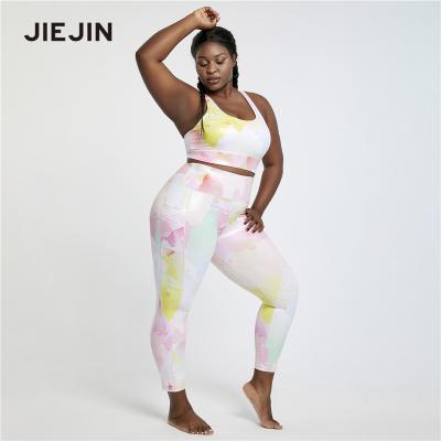 China High Quality Breathable Leggings Yoga Set Outfits Workout Plus Size Bra And Panty Sets for sale