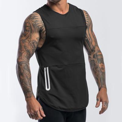 China Breathable Man Sports Active Wear Workout Fitness T-shirt Men T-shirt Gym Vest Top for sale