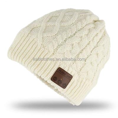 China Casual Bluetooth Hat Men And Women Knitted Wireless Call Listening To Songs Music Hats Can Be Customized for sale