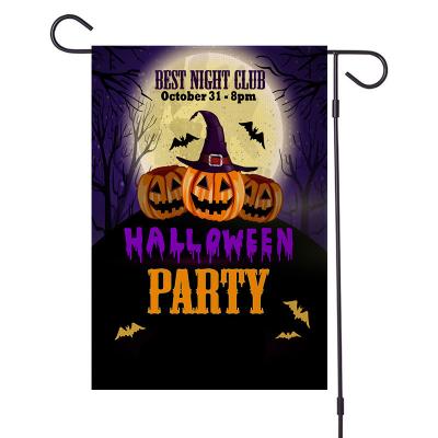 China Halloween Party Halloween Garden Haunted House Decorated Flags 47*32cm Halloween Pumpkin Designs Garden Crawling Flag for sale