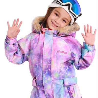 China Waterproof One Piece Outdoor Waterproof Snowboarding Jackets Ski Suits Kids Overalls for sale