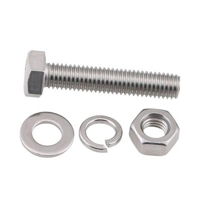 China Stainless Steel Bolt Nut Washer Hex Bolt Low And 10.9 Hex M39 Head Machinery Cover for sale