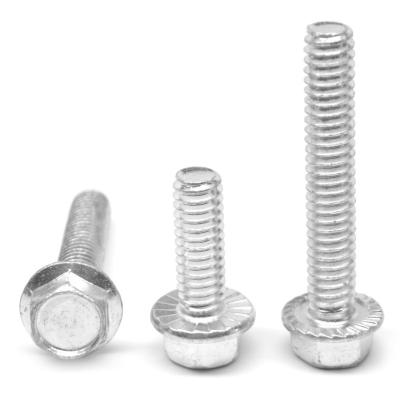 China Automotive M6 M8 Hex Flange Bolt Carbon Steel Flange Bolts Screws Hex Cap Gasket Head Bolts for sale