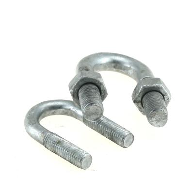 China Galvanized Stainless Steel Yoke Bolts High Quality 304 316 Stainless Steel U Bolt Nut U Bolt for sale