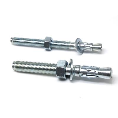 China Galvanized 4.8 Grade Stainless Steel Expansion Anchor Bolt Wedge Anchor for sale