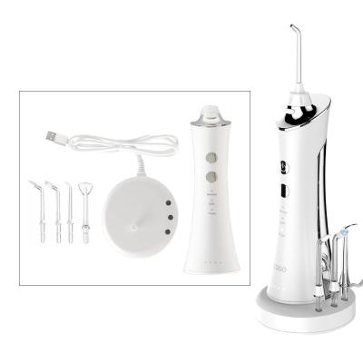 China Safe Dental Irrigator Professional Electric Oral Irrigator 150ml 4 Tip Water Flossing Floss Device for sale