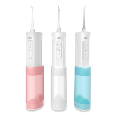 China Water Flosser Irrigator Electric Portable Dental Oral Flosser Cordless IPX7 Waterproof With Function CE for sale