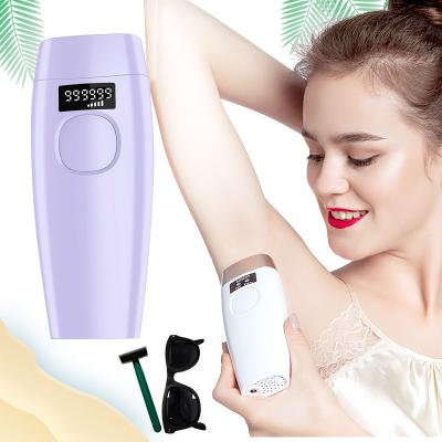 China Mini Painless Hair Remover Painless Portable IPL Hair Removal Professional Portable Body Leg And Armpit Laser Machine for sale