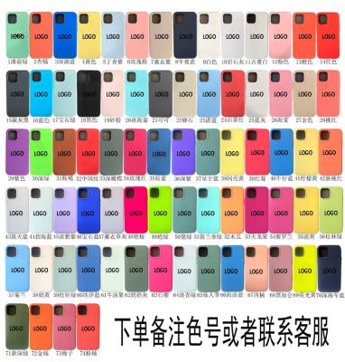 China Anti-fall Liquid Silicone Case For iPhone 13 Mini Silicon Shell For iPhone 13 Pro Max Silicon Liquid Case For iPhone 13 Case for sale