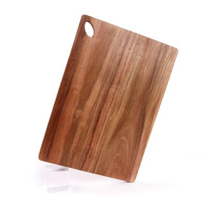 China Viable best modern kitchen acacia cutting board with handle suitable for vegetable meat acacia cutting board wholesale for sale