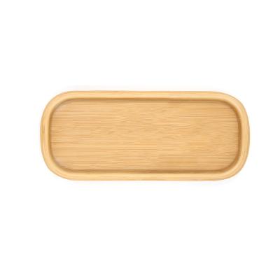 China Sustainable Wholesale Environmental Friendly Customized Japanese Style Dinner Dish Suitable For Family High End Hotel Bamboo Wooden Tray for sale