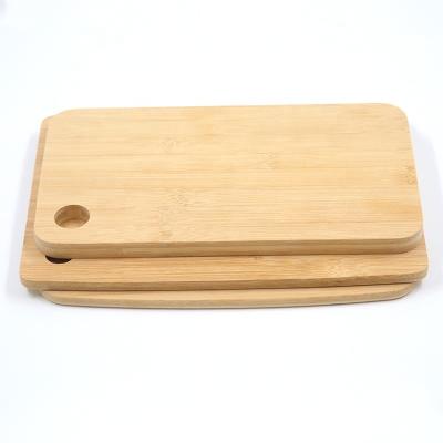 China Viable Wholesale Strong Wooden Choppers Set of 3 Extra Thick Hard Durable Bamboo Chopping Boards in Large Medium and Small Sizes for sale