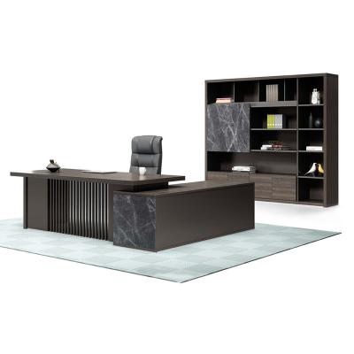 China New Collection Modern Furniture Office L Shape Executive Wooden Home Office Desk for sale