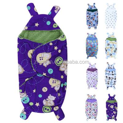 China Breathable Soft Short Plush Parisarc Newborn Wrap Warm Blanket and Baby Winter Autumn Double Layer Wrap for sale