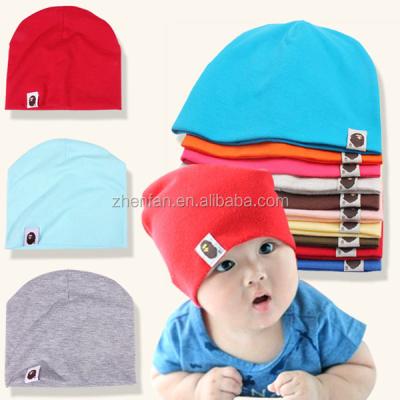 China Wholesale Picture Plain Knit Cotton Baby Beanie Hat for sale