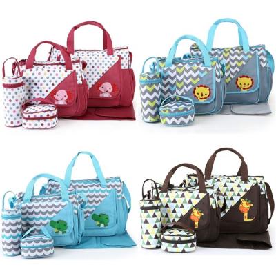 China Newest Tote Bag Desgin 5pcs Multifunctional Mummy Bag for sale