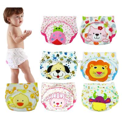 China Cartoon Pattern Baby Training Pants Printed Waterproof Diaper for sale