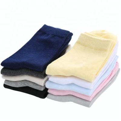 China Antibacterial Wholesale Mixed Colors Kids School Students Socks for sale