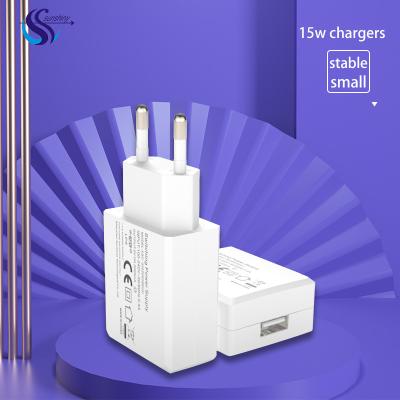 China Mobile Phone S-mark Cb Ce Universal 5v 2a 15w Wall Mount Power Adapter Universal Usb Charger With Uk eu us ar Plug for sale