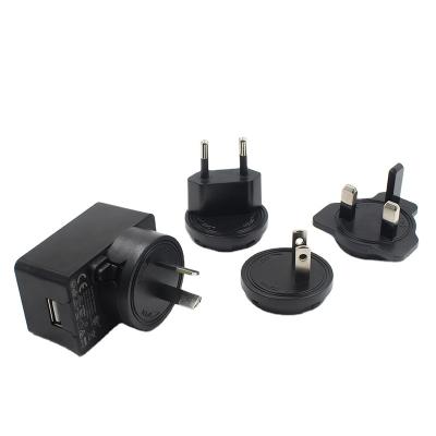 China UniversalÂ   5v 1a 2a 2.4a 2.5a 3a 15w 18w Usb Charger Power With UK US Kr Au AR Eu Plugs for sale