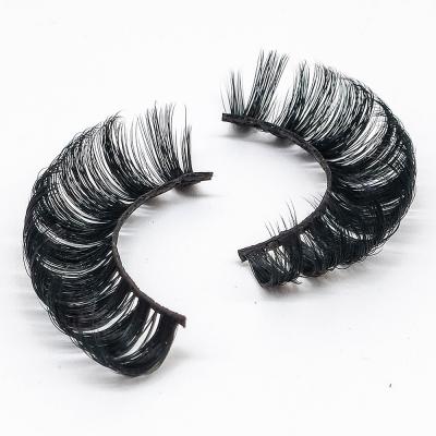 China Long Volume Faux Mink C/D/DD Curl Eyelashes Natural Bulk Russian Silk Eyelash Extensions Super Curly Russian Volue Lashes for sale