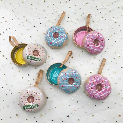 China Long Selling Natural Falselashes Hot Naked Box Lashbox Bulk High Quality Cute Packaging Donut Whips Case for sale