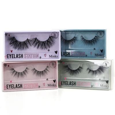 China 25-30 Times SY SHUYING Clear Strip Lashes Packaging Box Factory Fiber False Eyelashes Wholesale Manufacturers for sale