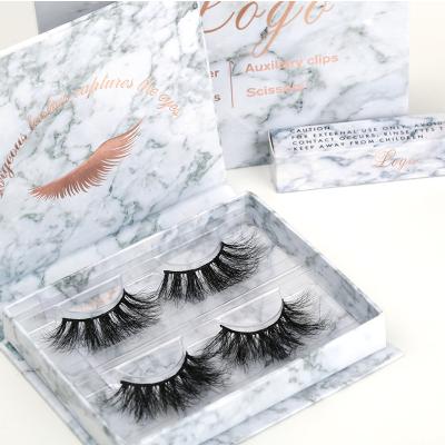 China SY durable shuying white square lashbox custom packaging mirror wick box to make your own eyelash marble box for sale