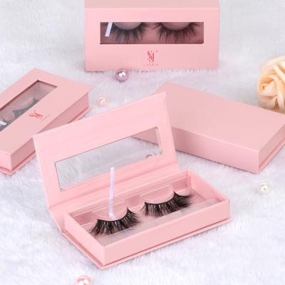 China Wholesale Recyclable Luxury Free Design Private Label Lashbox Custom Lashpackaging Box Empty Cute Pink for sale