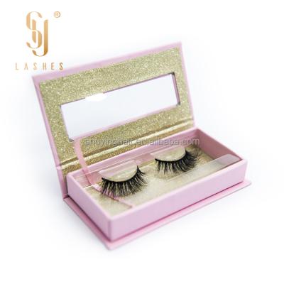 China Durable Clean Brand Eyelashes Premium 3d Mink Eye Lashes Custom Eyelash Packaging for sale