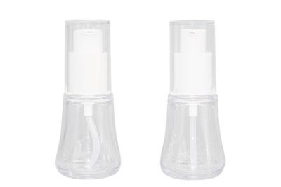 China 30ml 50% PCR PETG material lotion pump  bottle for  cosmetic essence Packaging for sale