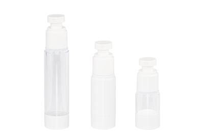 China 15 ml / 30 ml / 50 ml AS+PP Luftlose Flasche mit Sprühpumpe Kunststoffsprühflasche UKP21 zu verkaufen