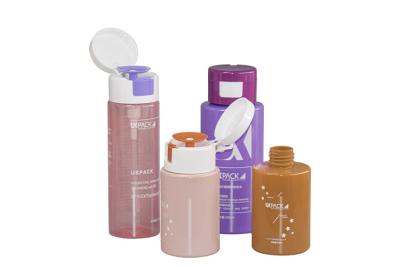 China 150 ml / 200 ml / 300 ml PET Kunststoff Make-up Wasserflasche Hochwertige Make-up Entferner Flasche UKG31 zu verkaufen