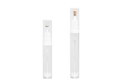 China 10 ml/15 ml PETG Crema para los ojos con bola de rodillo Botellas de bomba sin aire PETG Botella / tapa + PP Segmento medio UKJT088 en venta