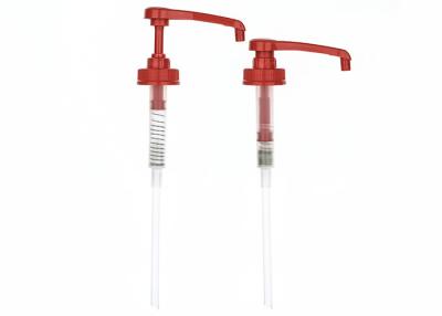 China Norrow Head Plastic Syrup Pump Dispenser UKS10 PP-materiaal voor levensmiddelen Te koop