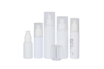 China 30 ml 50 ml 60 ml 100 ml 120 ml 150 ml Plastic lotion pump fles voor schoonheidsproducten PET reislotion cosmetische fles Te koop